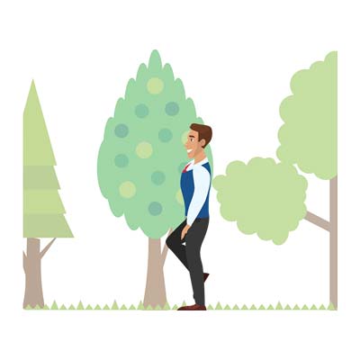 people-who-sit-05 Standing and stretching during work break